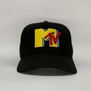 MTV Retro Logo Black Snapback